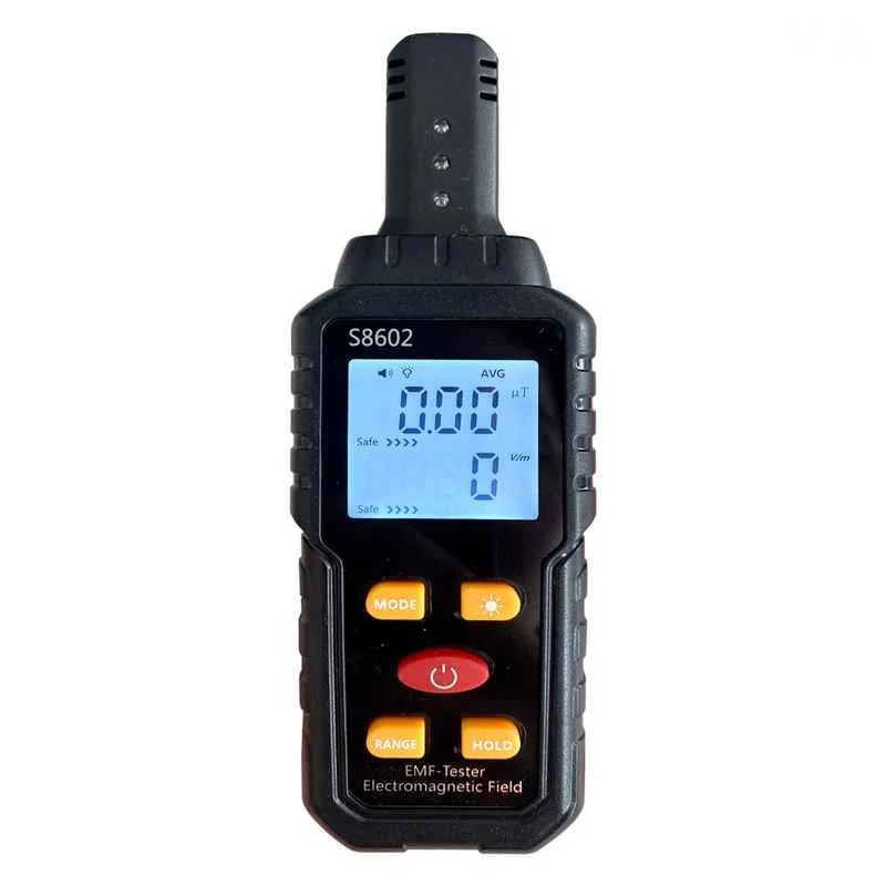 便携式家用电磁辐射检测仪数显锂电高频低频电场磁场测量新款