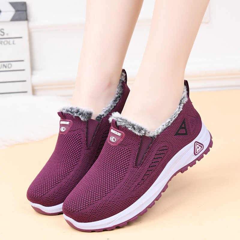 棉鞋女2025冬季新款加绒加厚中老年休闲棉靴防滑软底保暖妈妈棉鞋,女鞋,棉鞋,淘宝优惠券,粉丝福利购,淘宝优惠卷