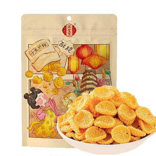 课堂里小米煎饼酥脆108克烧烤味
