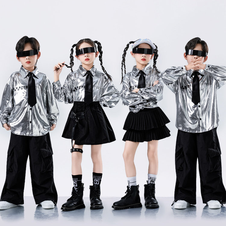 儿童未来科技感cos表演服