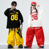 旦少儿表演服装 街舞儿童潮服男童嘻哈美式 演出服小学生运动会服元