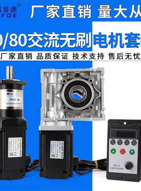 HS60/80无刷电机高压控制器400W600W750W1000W带行星/涡轮减速机