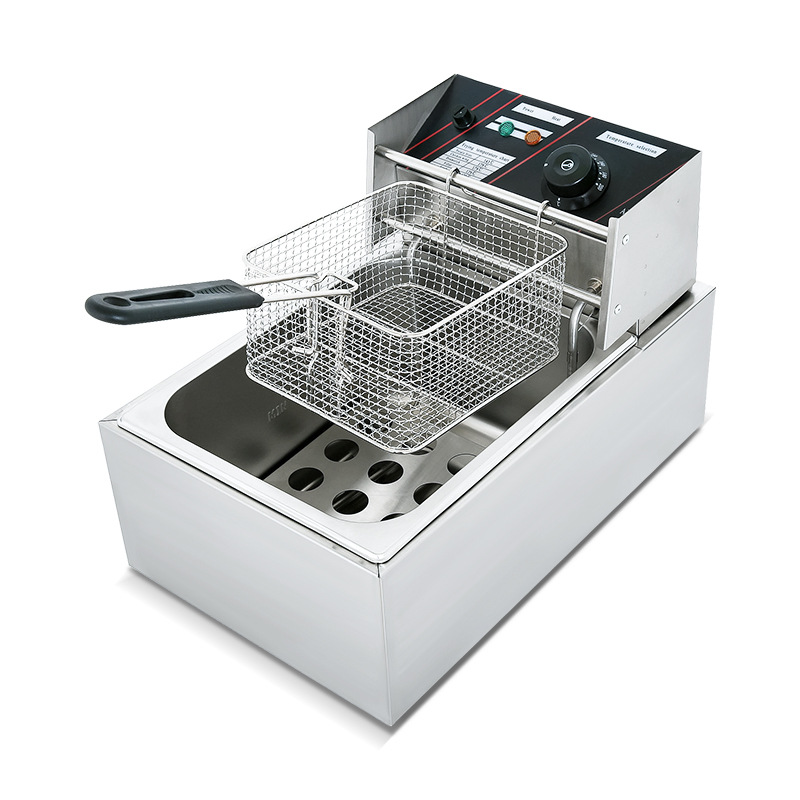 博畅商用DF-131台式电炸炉商用摆摊油条机炸鸡炉学校摆摊设备