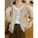 小香风春季开衫外套女氛围感长袖内搭针织开衫上衣春季xc