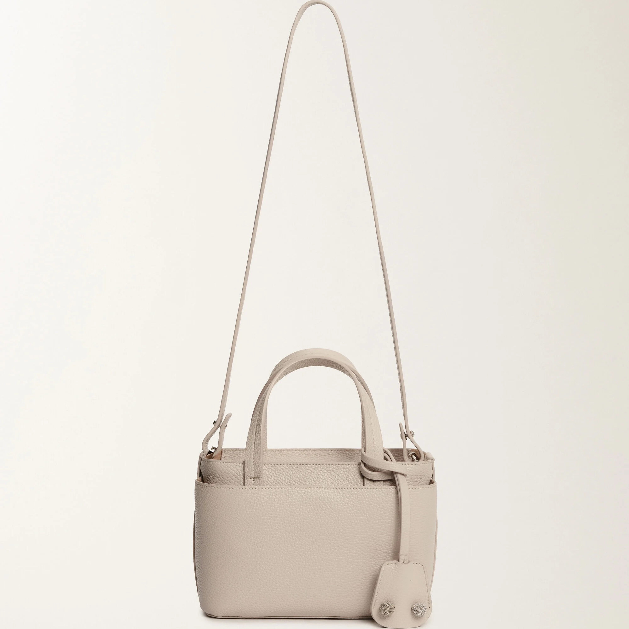 真皮保龄球包女手提包简约百搭单肩斜挎包托特包