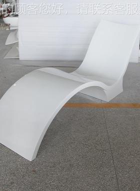 玻璃钢躺家新户外玻璃钢椅泳厂池休闲椅私人别墅酒店水YWA33款池