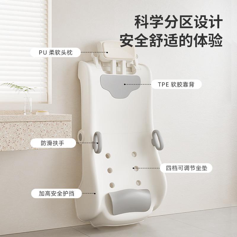 儿童洗头躺椅神器可折叠宝宝家用洗头床女童小孩平躺洗头凳