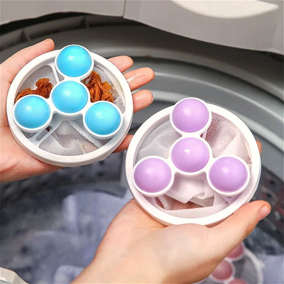 全自动波轮洗衣机过滤网袋除毛器去毛发收集滤毛器