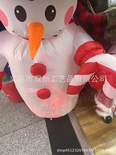 爆款  圣诞节  充气雪人