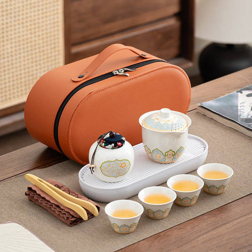旅行茶具套装便携式包功夫茶具快客杯泡茶壶喝茶商务赠送品