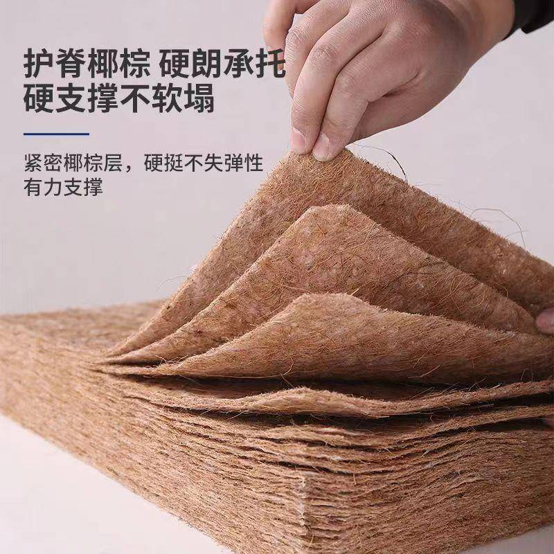 6R天然椰棕床垫1.8米1.5米硬棕榈出租房学生宿舍儿童可折叠定制