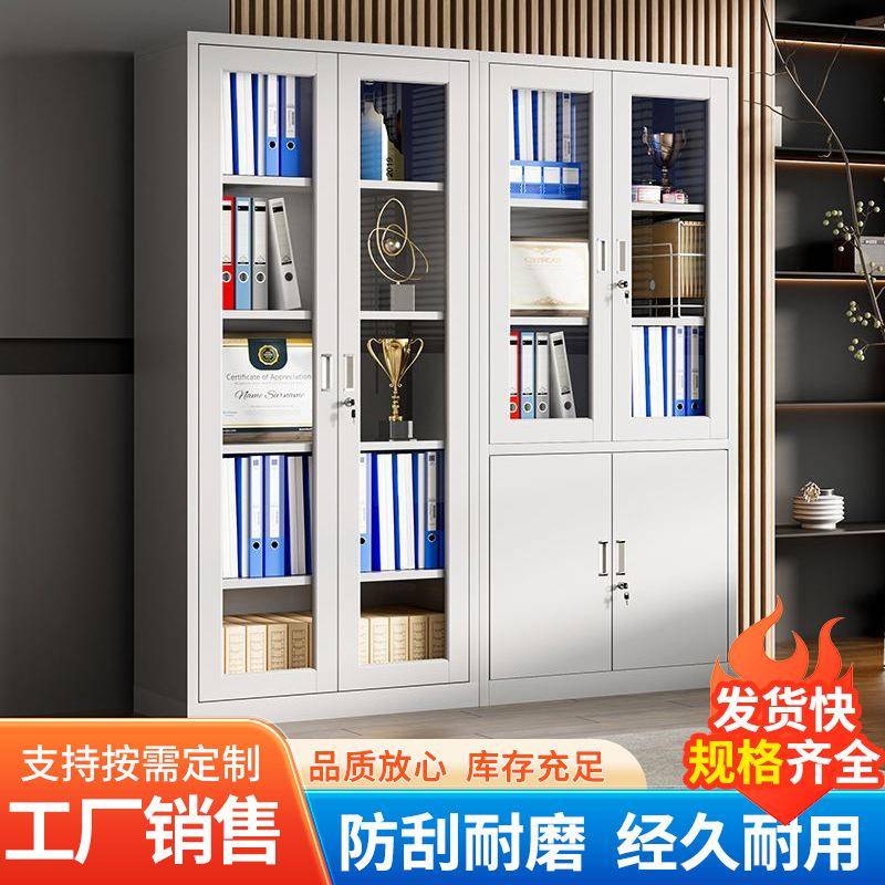 常规文件柜办公室钢制铁皮文件柜财务凭证档案资料柜带锁储物柜