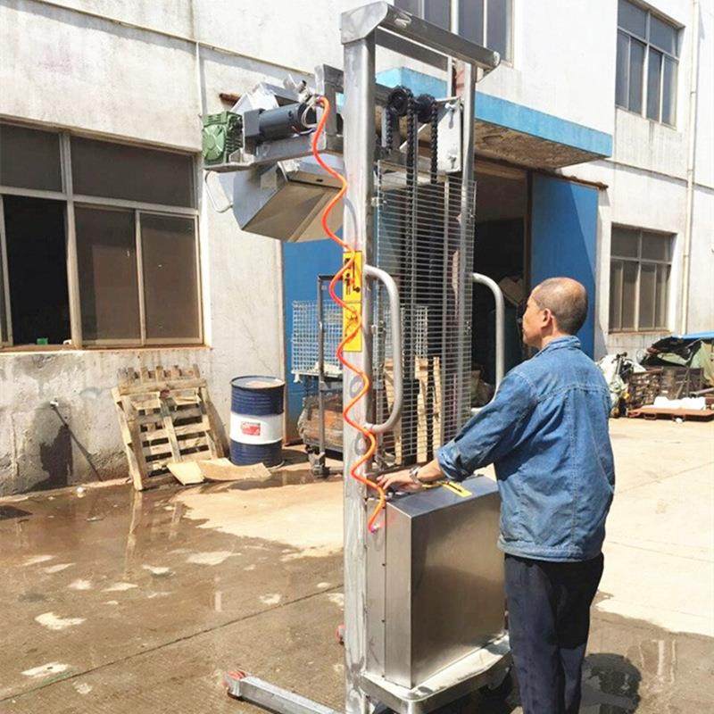 hoular好拉SUS04不锈钢手动堆高车油桶翻转倒料车不锈钢电动叉车,搬运/仓储/物流设备,叉车/搬运车,淘宝优惠券,粉丝福利购,淘宝优惠卷