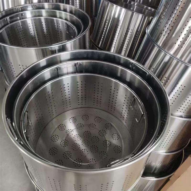 食堂商用煮面桶不锈钢沥水内胆烫面隔渣煮面炉沥水篮手提式内隔桶