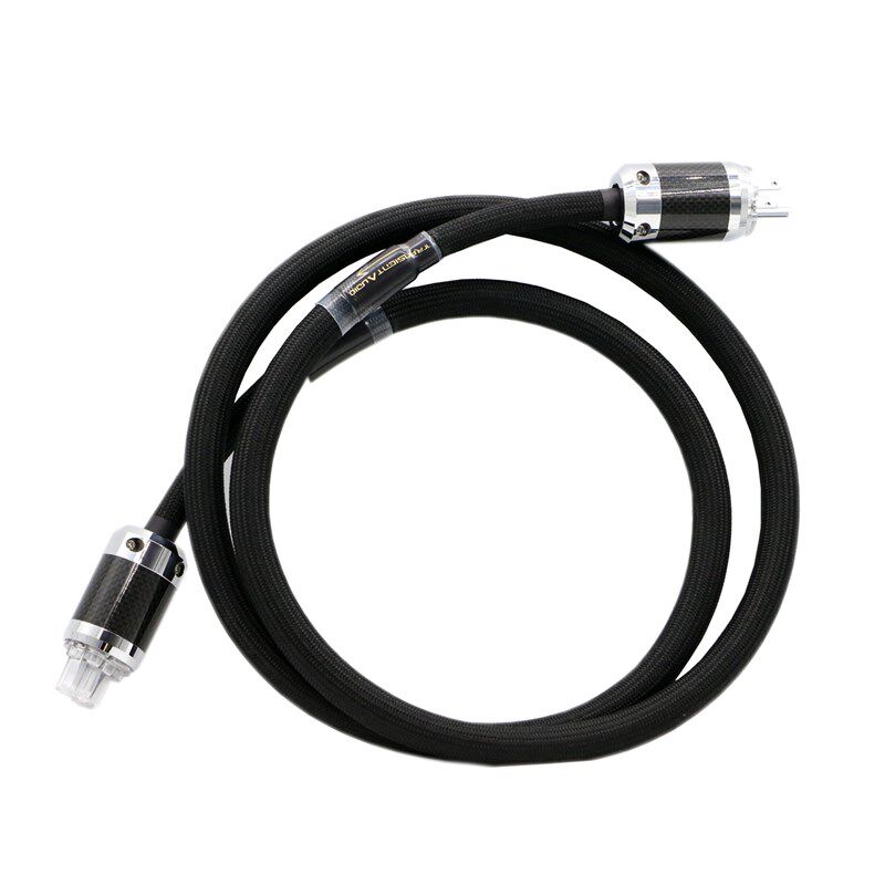 TRANSIENT 8N方芯铜HiFi音响功放电源线单晶铜发烧功放胆机电源线
