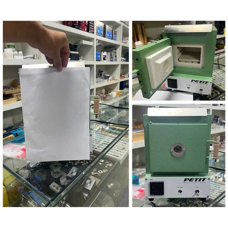 迷你珐瑯炉银黏土实验高温电炉银黏土石膏模具加热玻璃退火炉