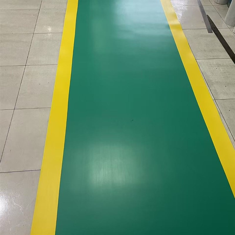 定制 PVC塑胶板防滑防水阻燃工业地垫耐腐蚀耐酸碱安全通道地胶板