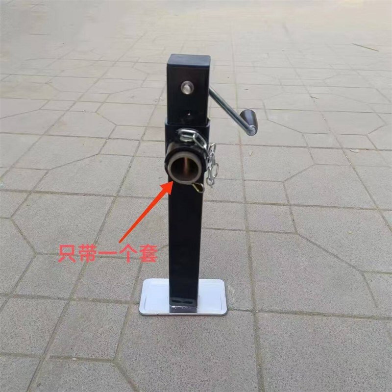 手摇拖车千斤顶支腿农具支撑架1吨3吨加厚折叠拖拉机车梯子手动