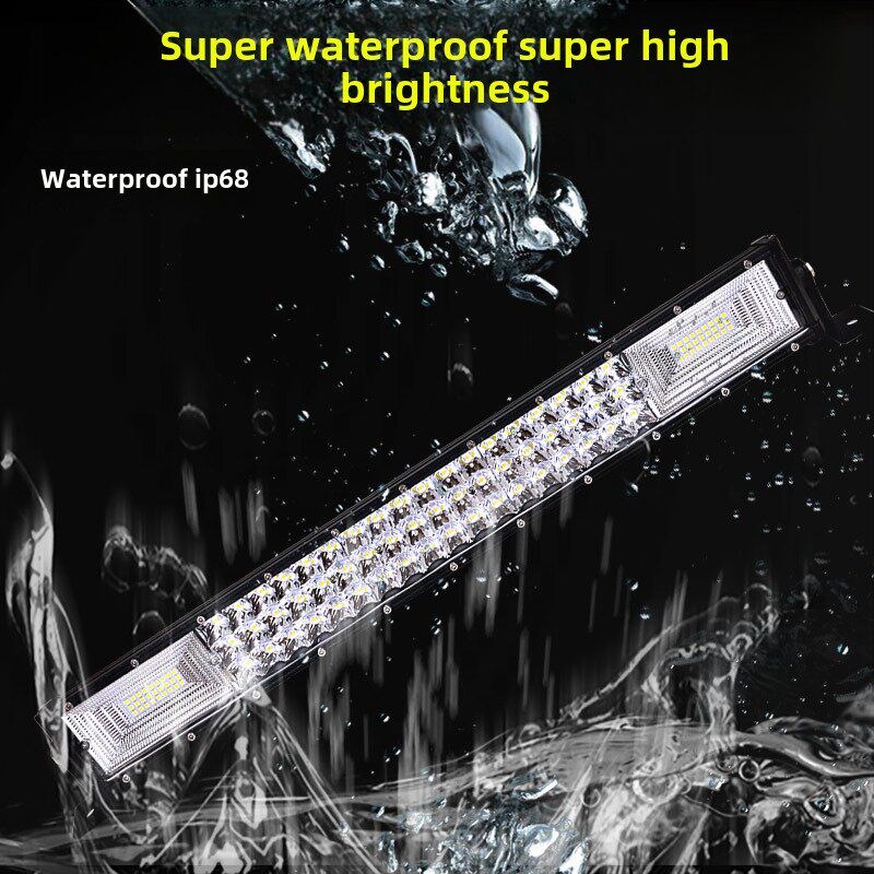 汽车Led灯条改装酒吧灯三排大卡车大灯12V24V工程车辆越野车半挂