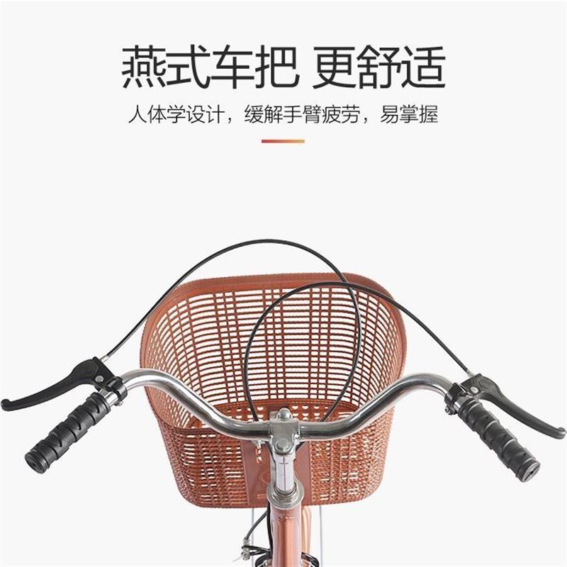 雅利新飞老年人力三轮车脚蹬脚踏自行车双链条轻便小型老人代步车