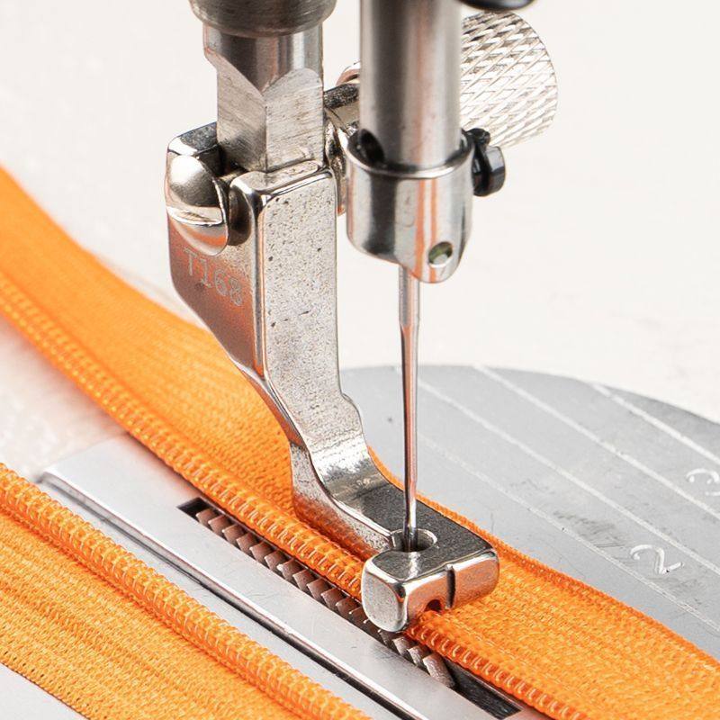 德国进口T168平车上装隐形拉炼专用压脚平缝机单边压脚工业缝纫机,居家布艺,其他/配件/DIY/缝纫,淘宝优惠券,粉丝福利购,淘宝优惠卷