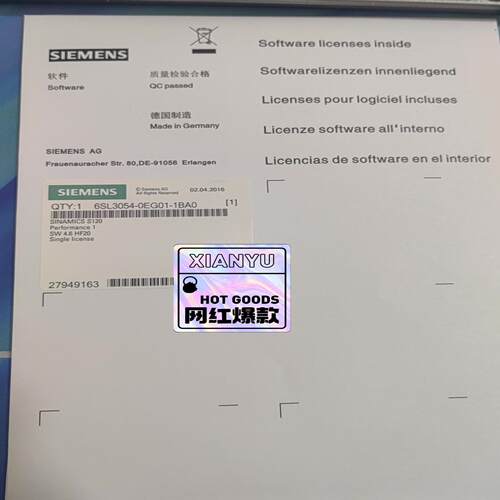 6SL3054-0EG01-1BA0 S120CF~询价