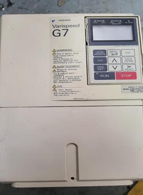安川变频器7.5KWCIMR-G7B47P5原装拆机，已--议价商品