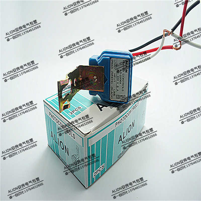 一级代理正ALION安良光控开关AS-2206路灯光控AC220V 6A