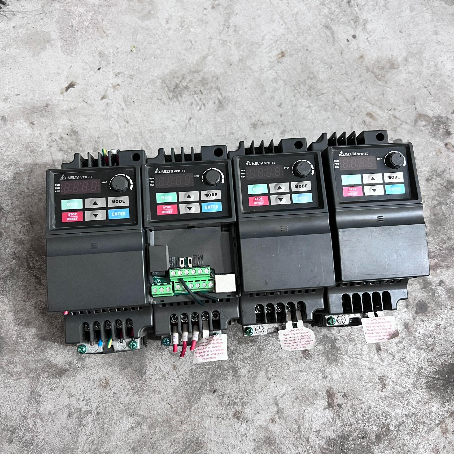 台达变频器 VFD015EL43A 1.5KW已上电（佳毅工控）