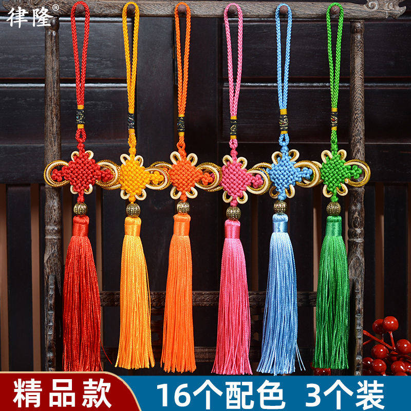 精8盘中国结挂饰春节装饰小号吉祥新年挂件出国特色手工