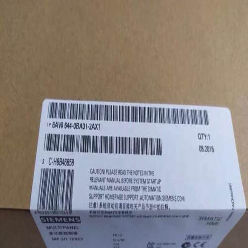 议~6AV6644-0BA01-2AX1触摸屏 包装附件配