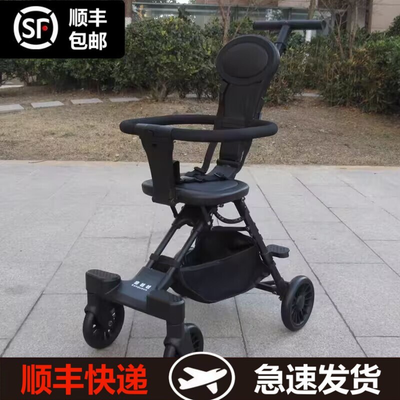 遛娃车溜娃神器可折叠简易婴儿宝宝儿童推车四轮推车轻便超小推车