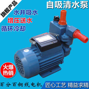 1.1单相自吸泵220V380V清水增压泵1100W高扬程大 宾馆25ZB50