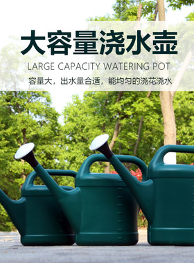 园艺家用塑料洒水壶9003大容量喷壶阳台种菜长嘴淋花壶浇菜壶