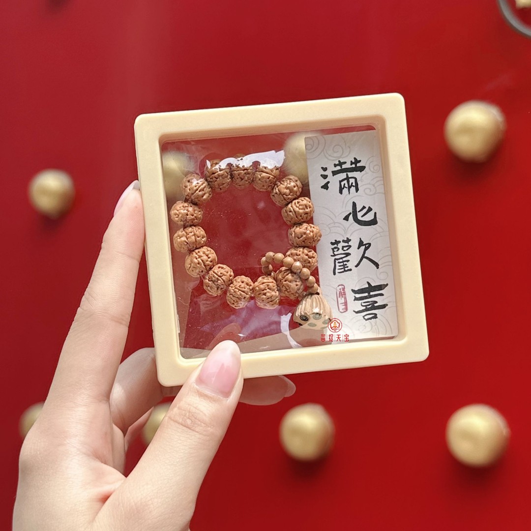 【一捻之间】佛手金刚菩提手捻 小巧可爱天然百搭 禅意木质 礼盒