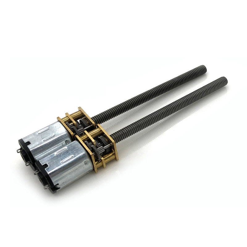 GA12-N20减速小马达低速减速电机 3V6V12V微型齿轮电机M4加长螺杆