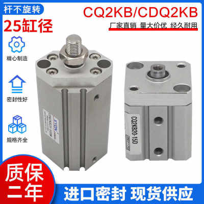 全新CQ2KB25/CDQ2KB25-10//20/25/30/40/50/75/100扁不旋转活