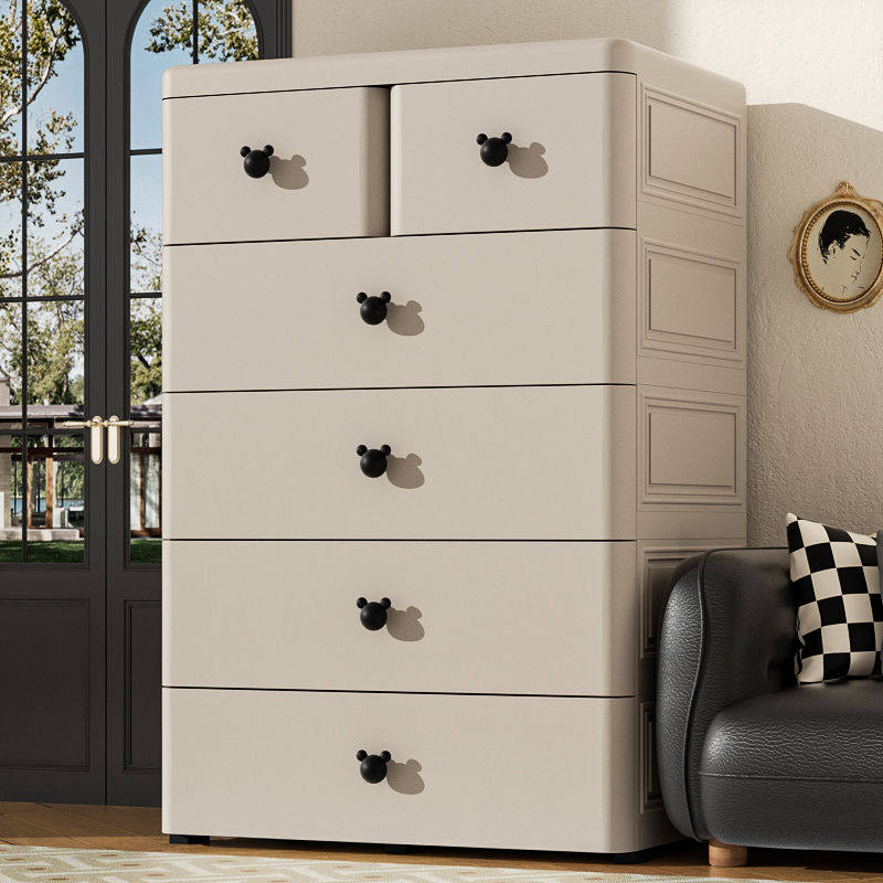 70/80cm加厚收纳柜抽屉式宝宝衣柜儿童整理五斗置物柜储物收