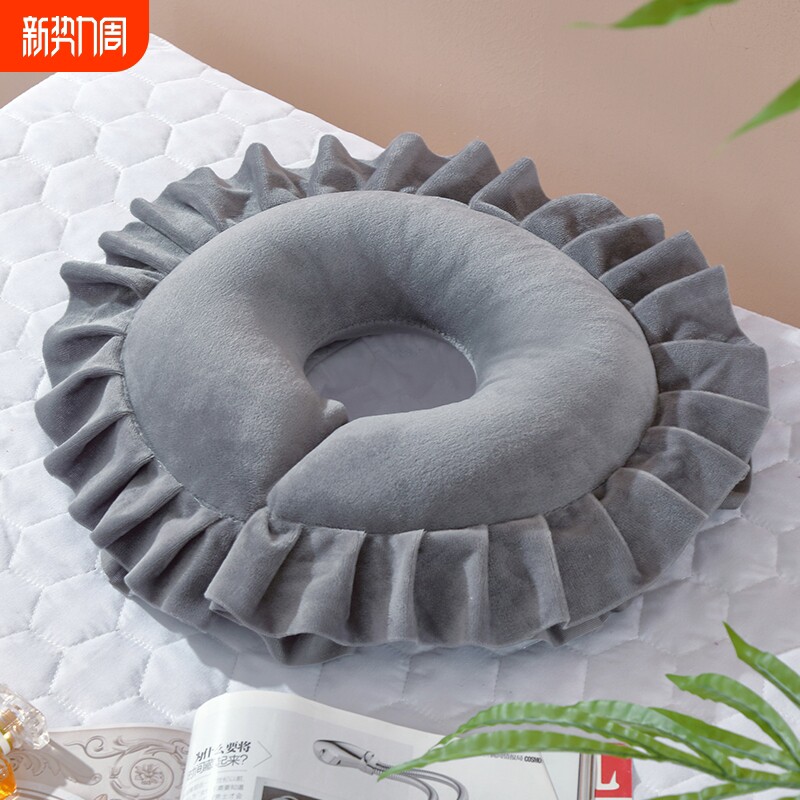 美容床趴枕按摩推拿美容院u形枕头圆形垫脸俯枕趴趴枕胸枕颈部