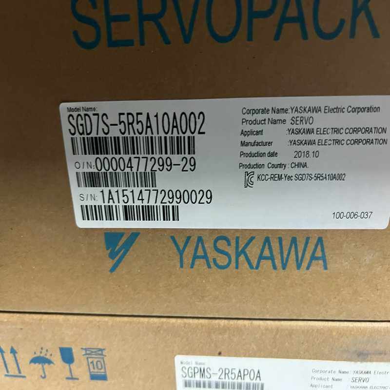 安川7系列750W伺服驱动器SGD7S-5R5A10【卡奥电子】