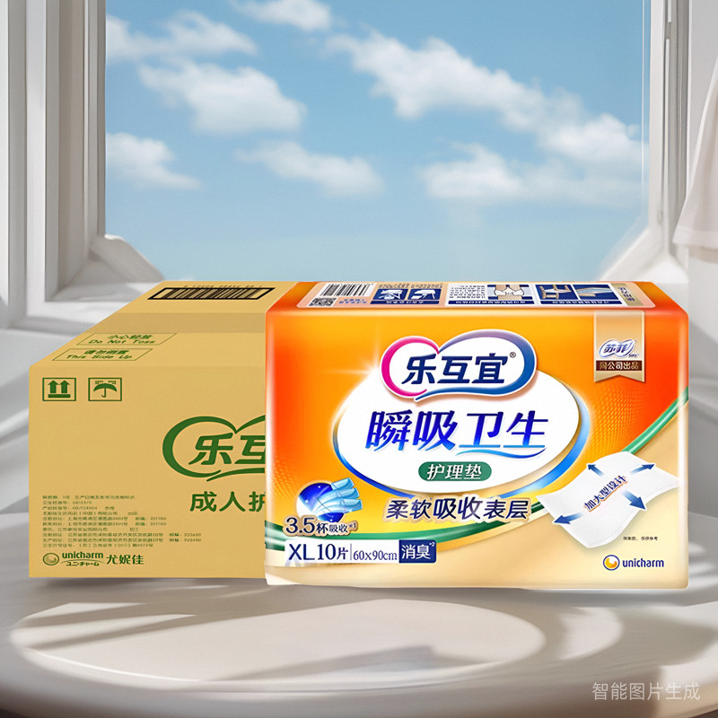 安心成人护理垫60*90cm男女老人看护垫隔尿垫产妇垫120片