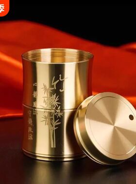 纯黄铜牙签筒LOGO广告餐厅酒店专用饭店高档用牙签盒