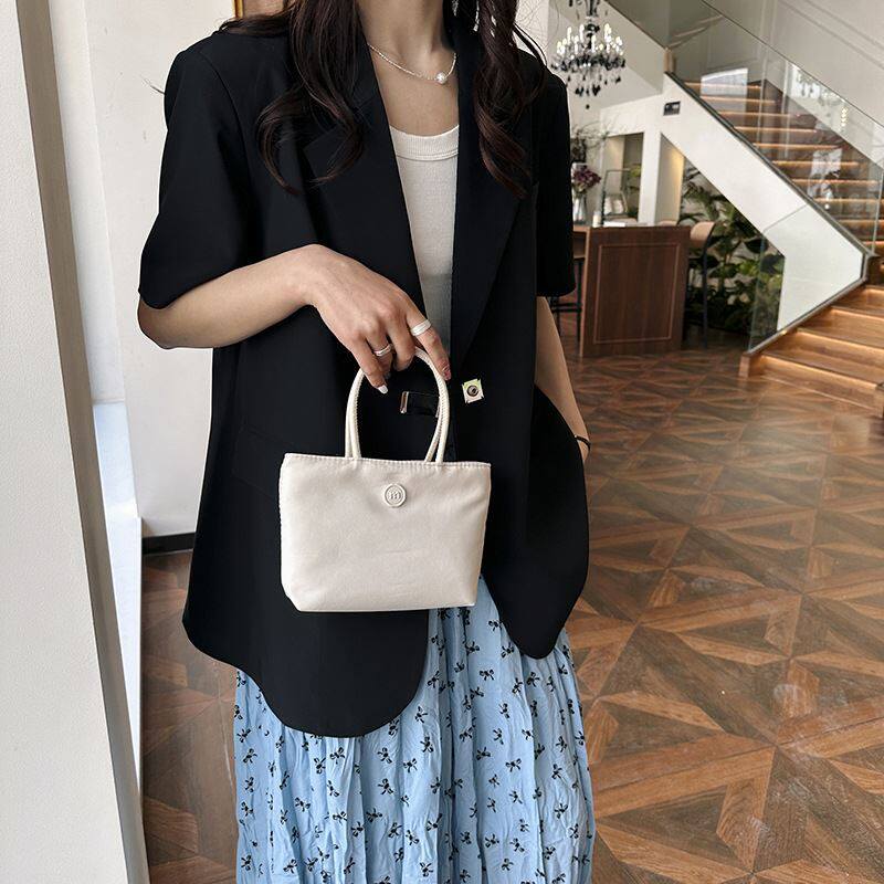 尼龙小包时尚托特包小清新手机包休闲手提包牛津布女士迷你手拎包