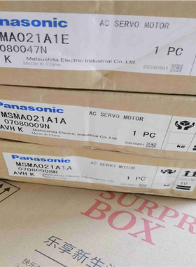 MSMA082A1FMSMA082A1BMSM082A1FBA系列750w 质保一年