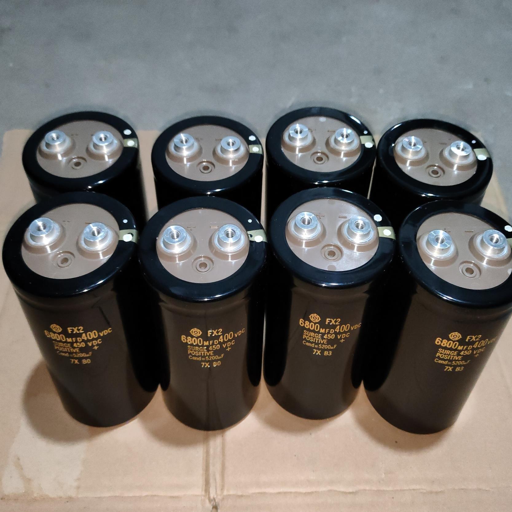 日立金字电容FX2 6800MFD 400ⅤDC成色如图运费【白零商行】