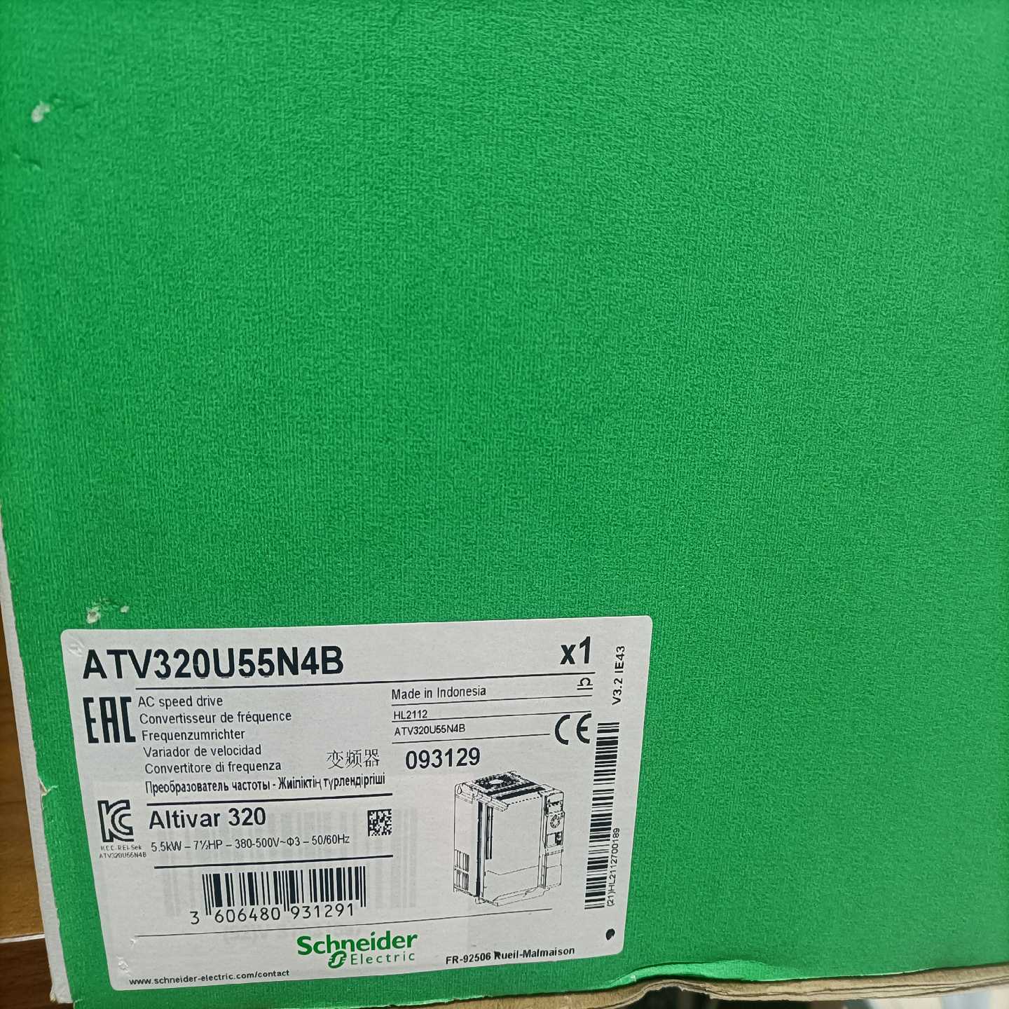 ATV320U55N4B     全新原装正品   工程剩余一议价商品