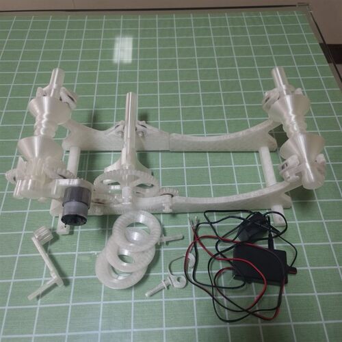 3d打印手动电动卷料机绕线器盘线器电缆电线收纳A1 p1 x1 h2d
