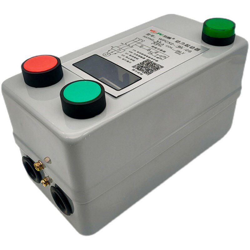 三相磁力启动器WPCX2-32/2S磁力电机起动器380V过载缺相保护开关