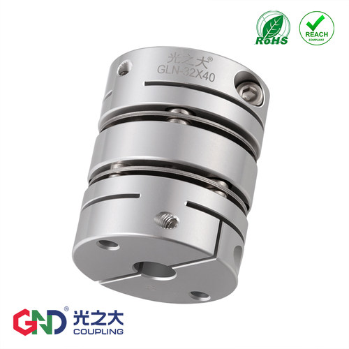 GLN双膜片高速夹紧联轴器步进伺服电机弹性大扭矩高精度连轴器