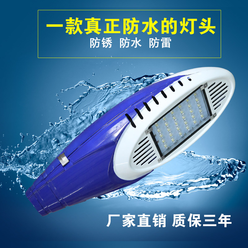 户外新农村LED金豆新星火炬超亮防水防雷太阳能12V路灯头220V灯头